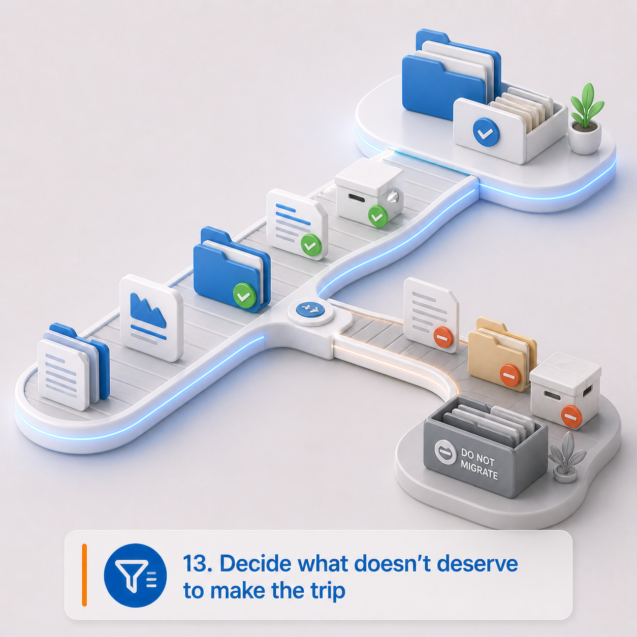 13. Decide what doesn't deserve to make the trip